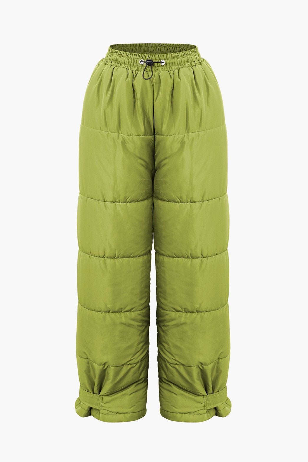 Pantalon matelassé terracotta vue détail couture étoile
