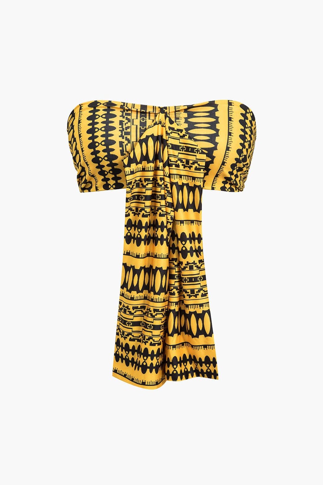 Pantalon palazzo imprimé géométrique étoile