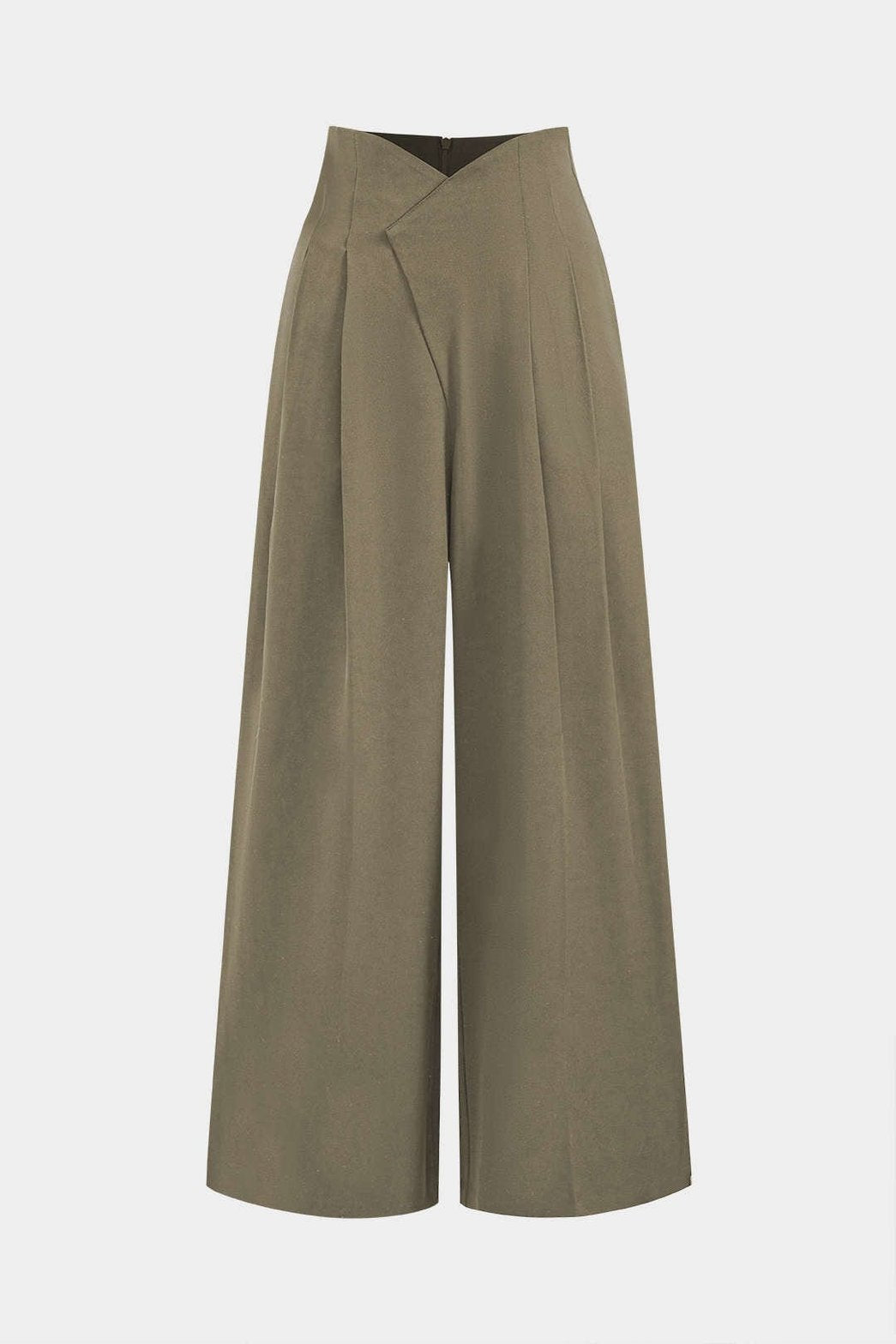 Pantalon ample plissé brise