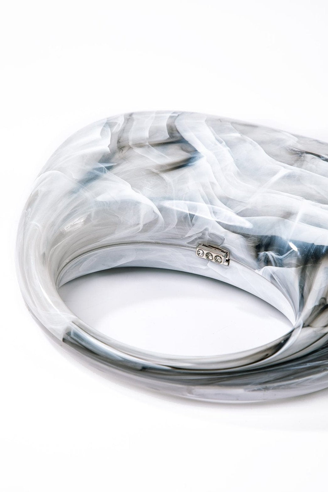 Sac à main acrylique effet marbré étoile