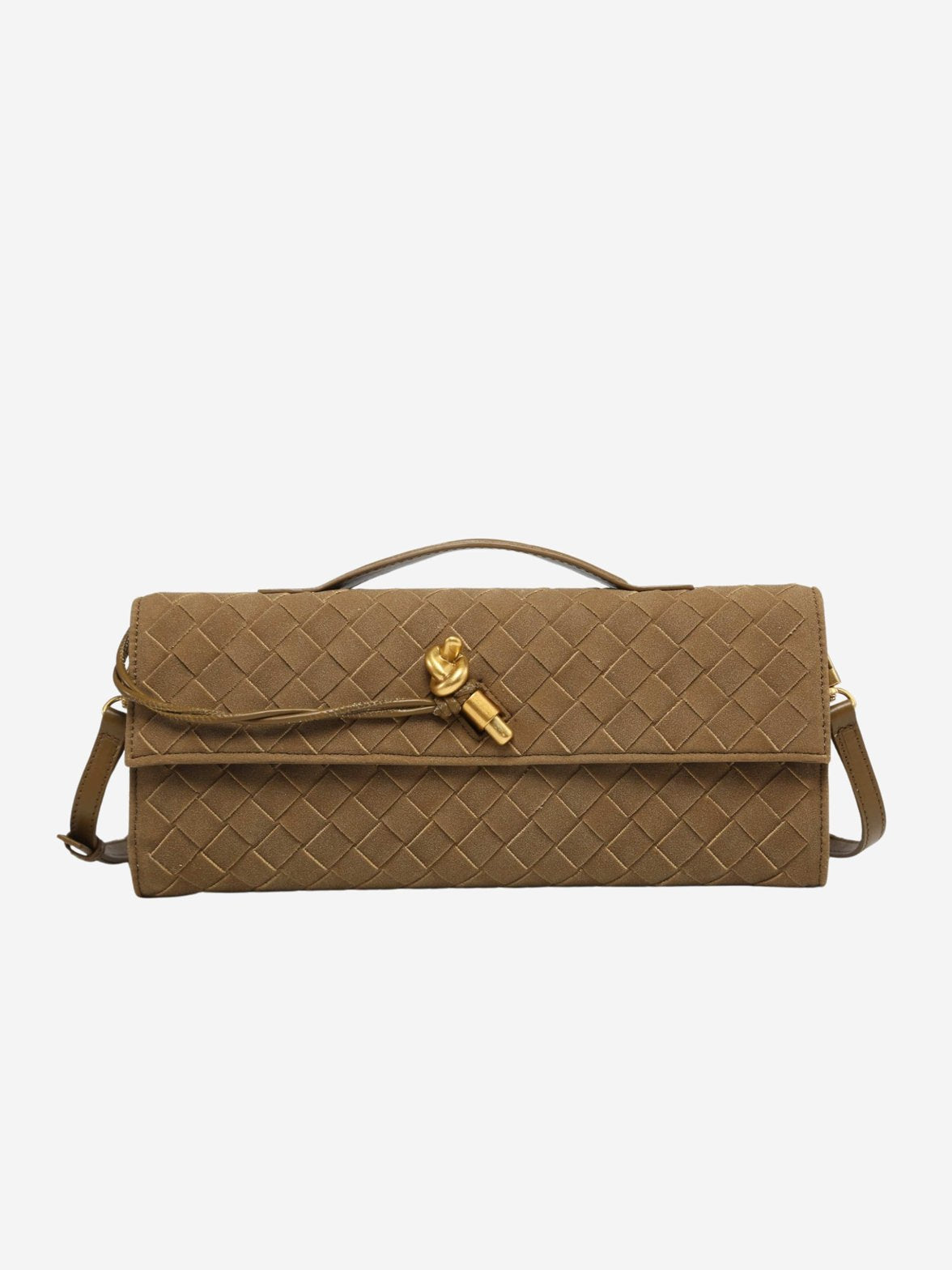 Pochette en daim vue d'ensemble rêverie