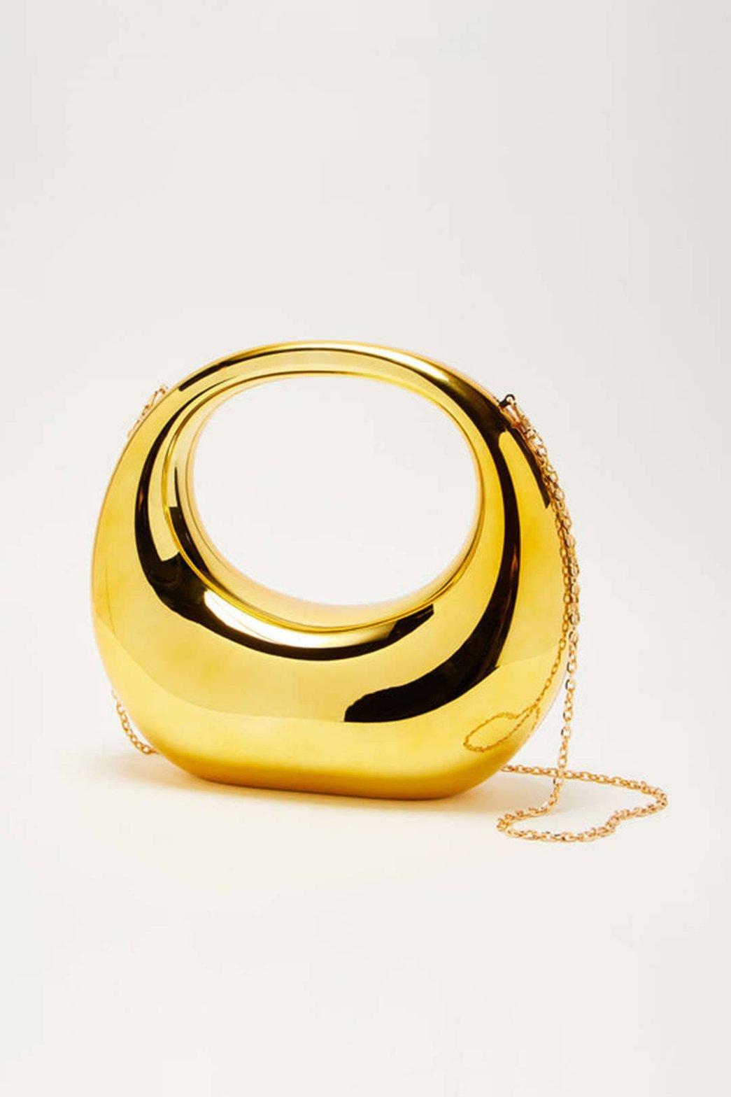Sac de soirée doré étincelant