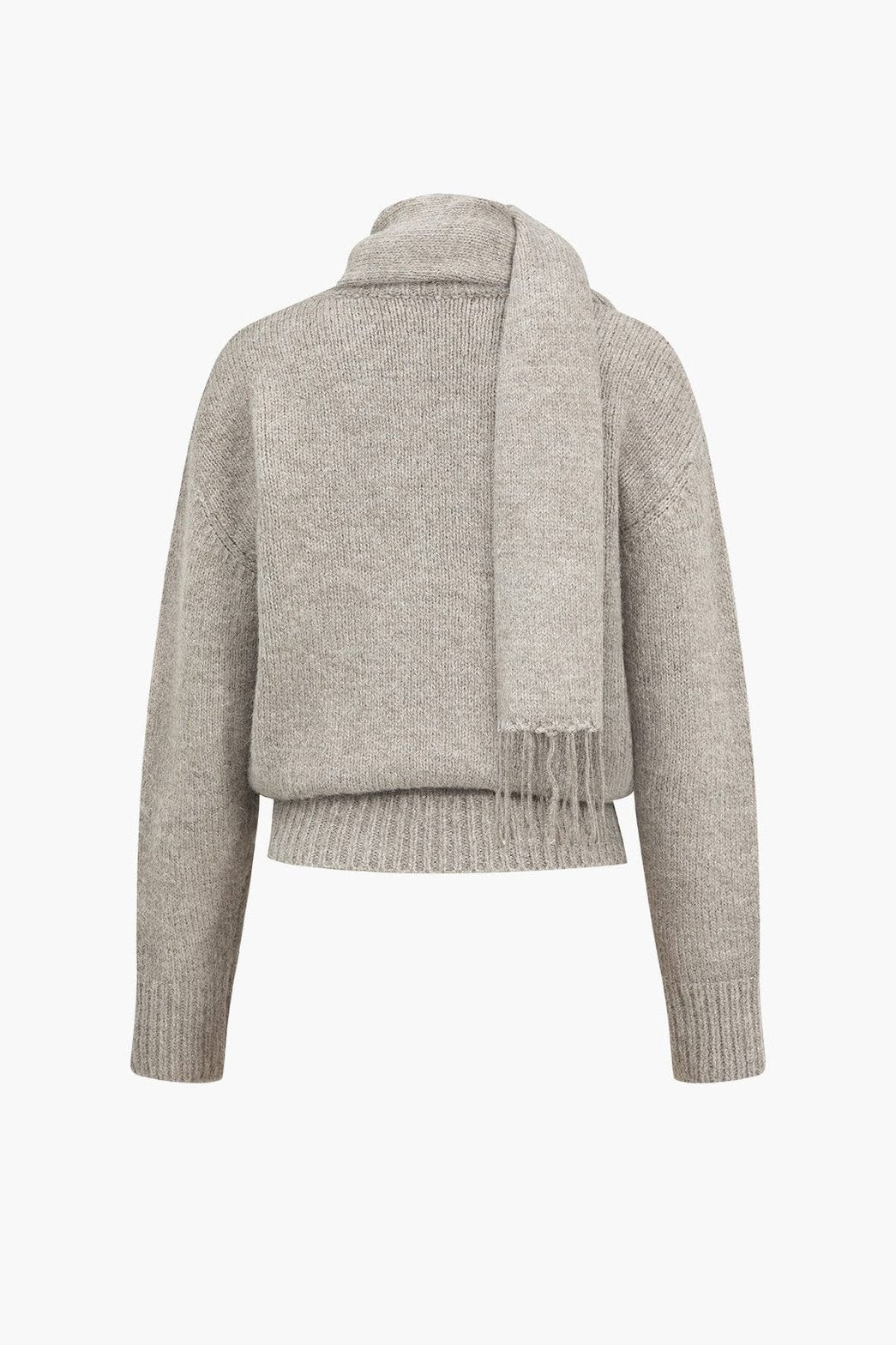 Pull avec écharpe assortie cosy