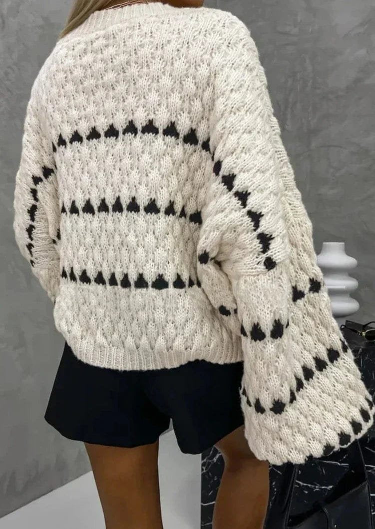 Pull porté avec style arc
