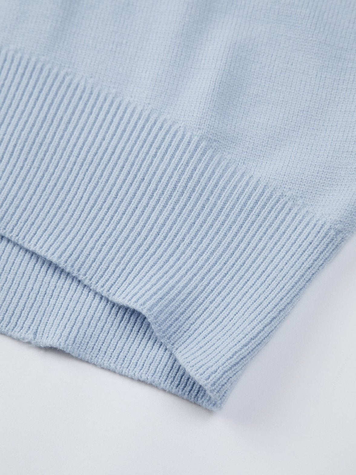 Pull casual bleu clair zen