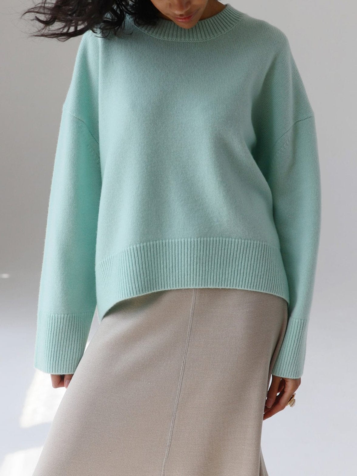 Pull Oversize Doux en Tricot