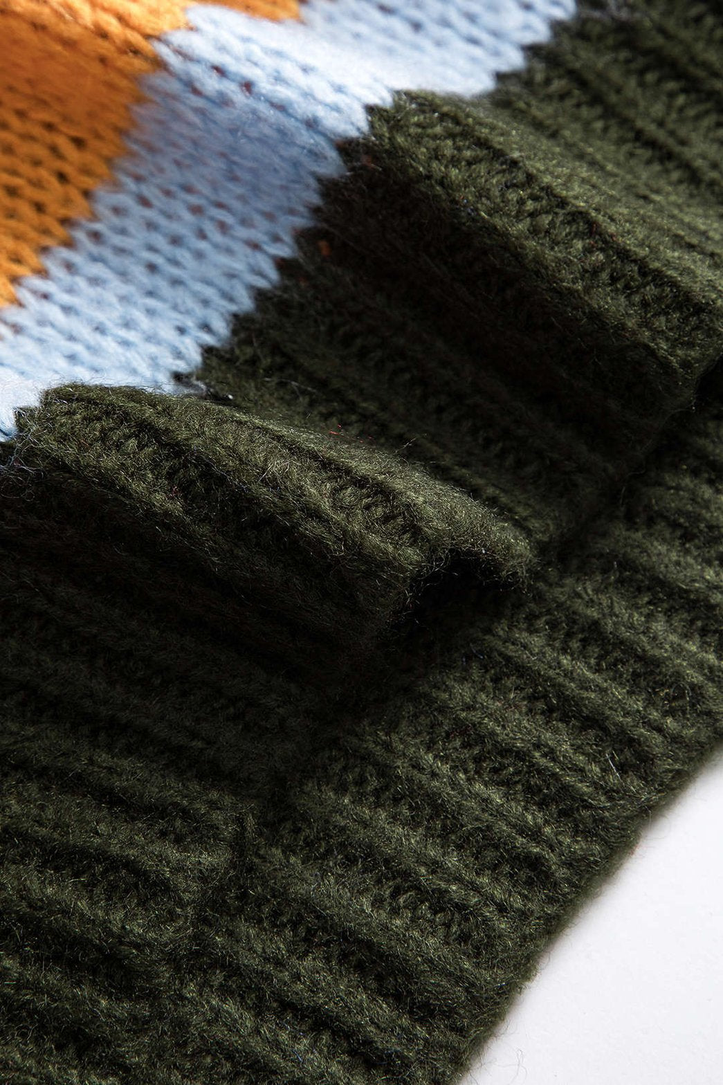 Pull rayé multicolore look complet harmonie