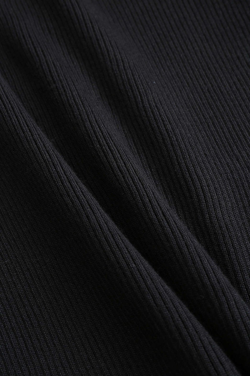 Pull tricot métallisé noir vue de dos - Grâce