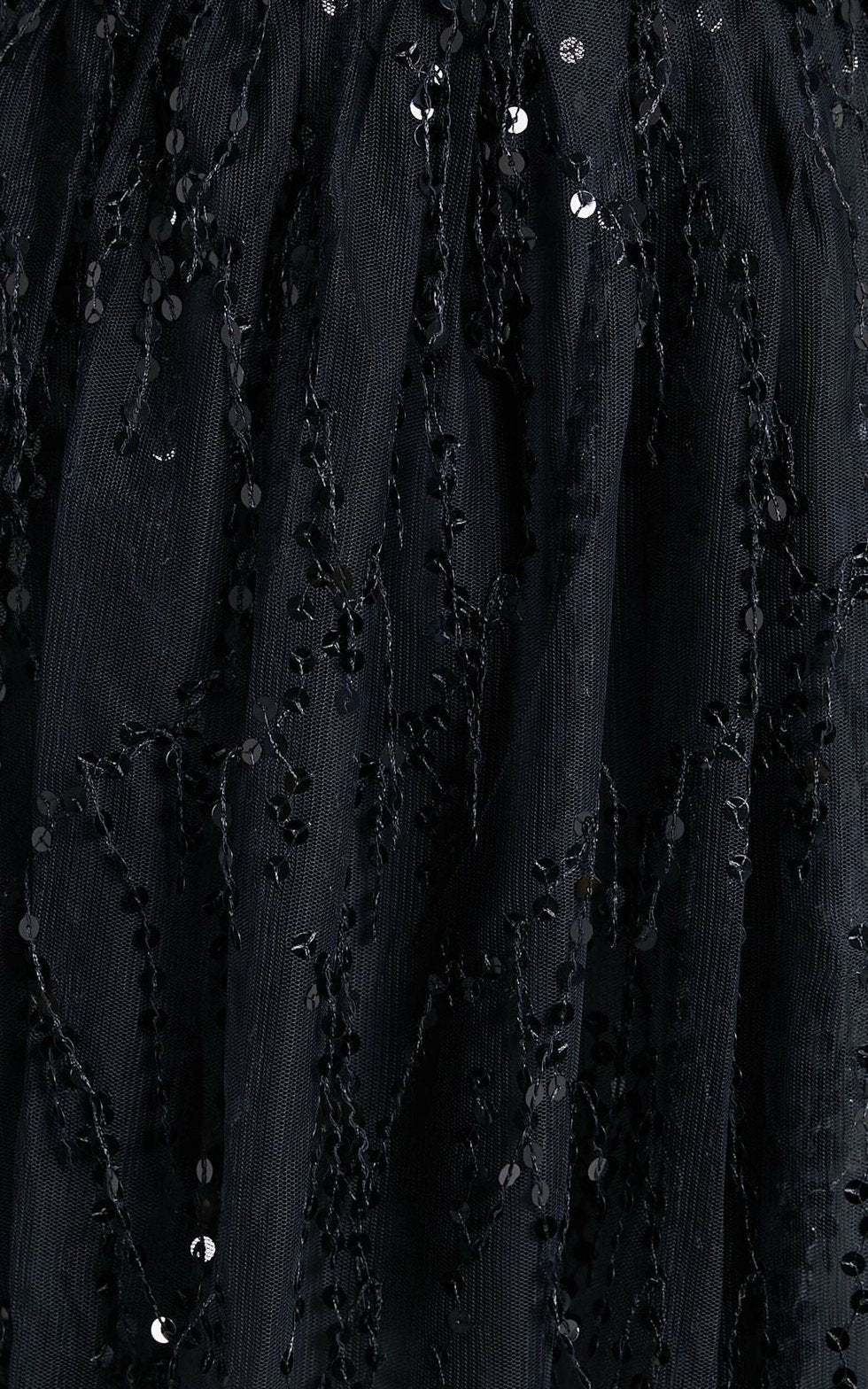 Robe glamour pailletée opale