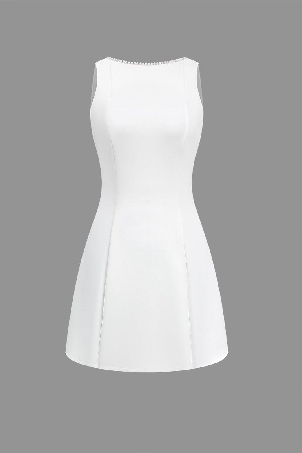 Robe courte élégante vue de face radiant