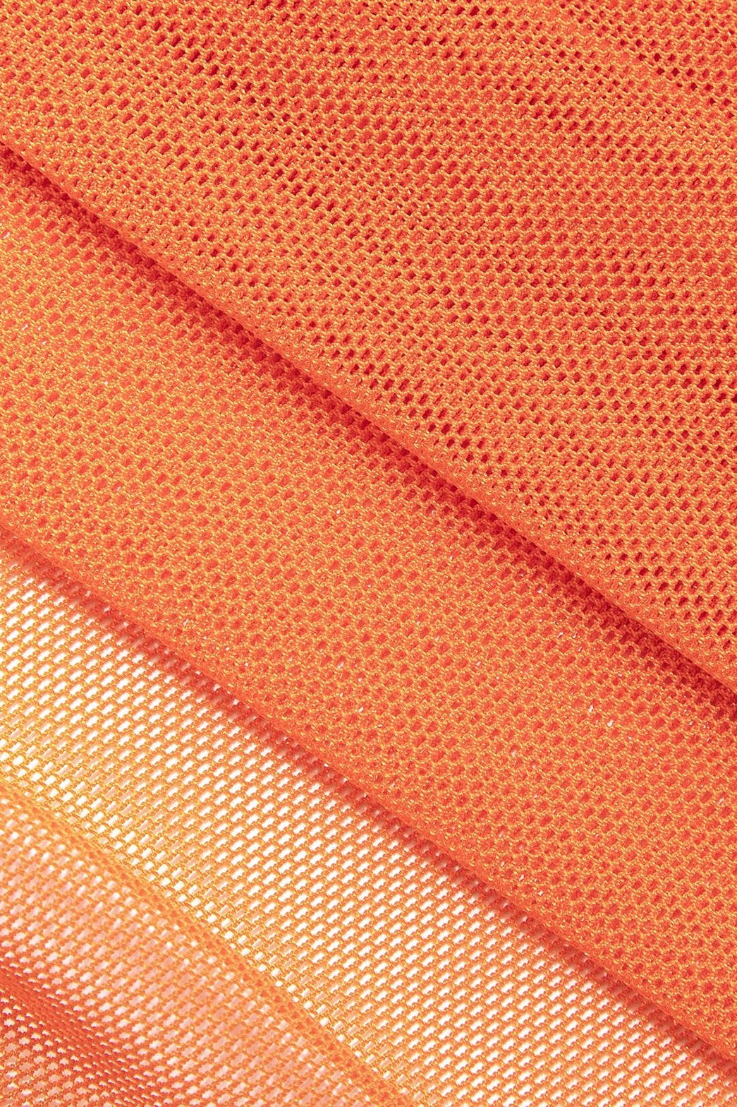 Robe moulante transparente orange lune