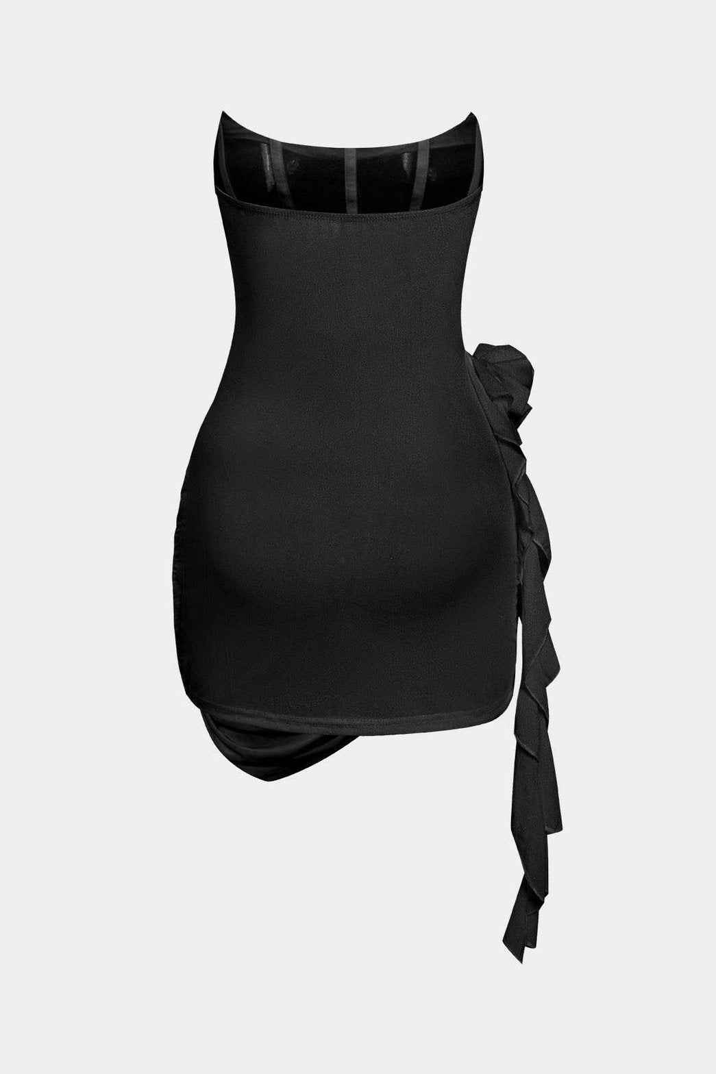 Robe courte avec détails 3D - Douceur