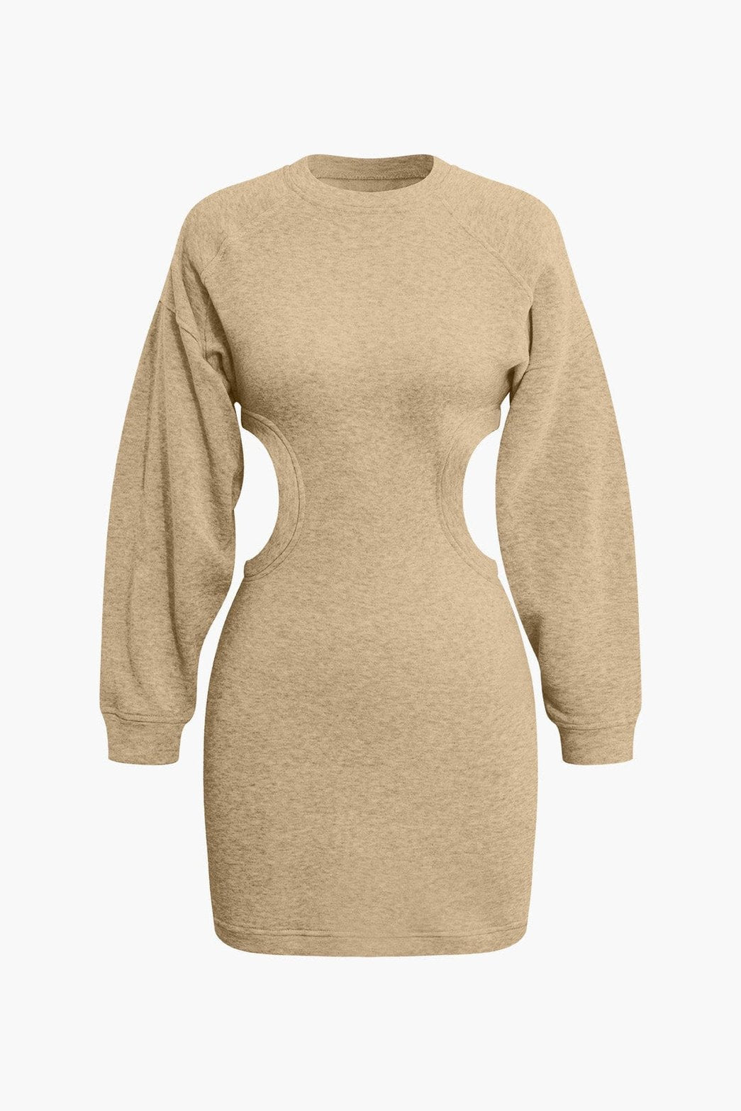 Robe moulante manches longues élégance