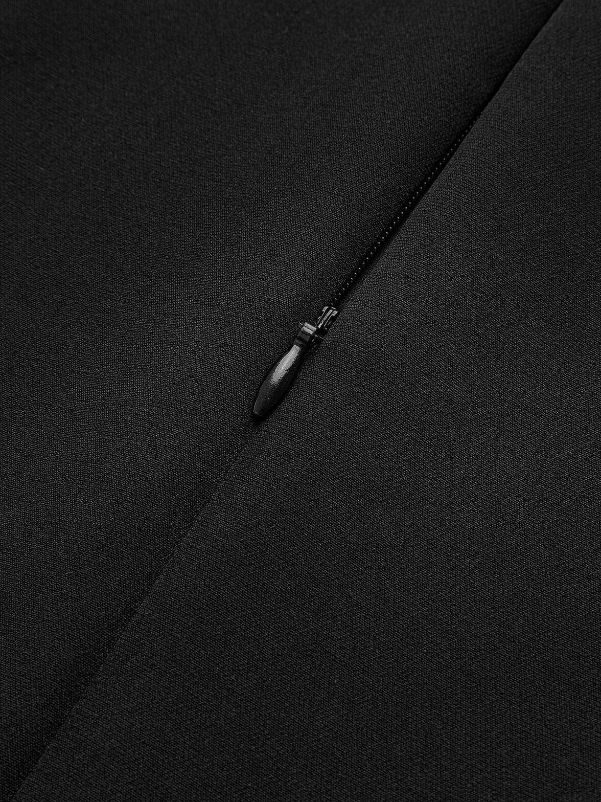 Robe bicolore détail plissé quartz