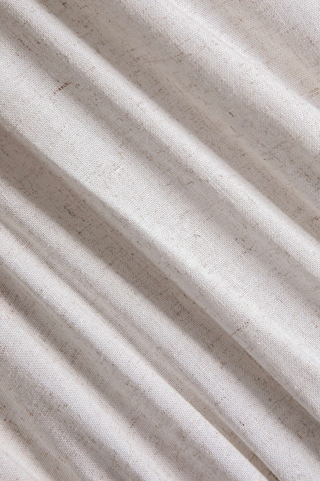 Robe courte style cuir et lin détail ceinture nuage