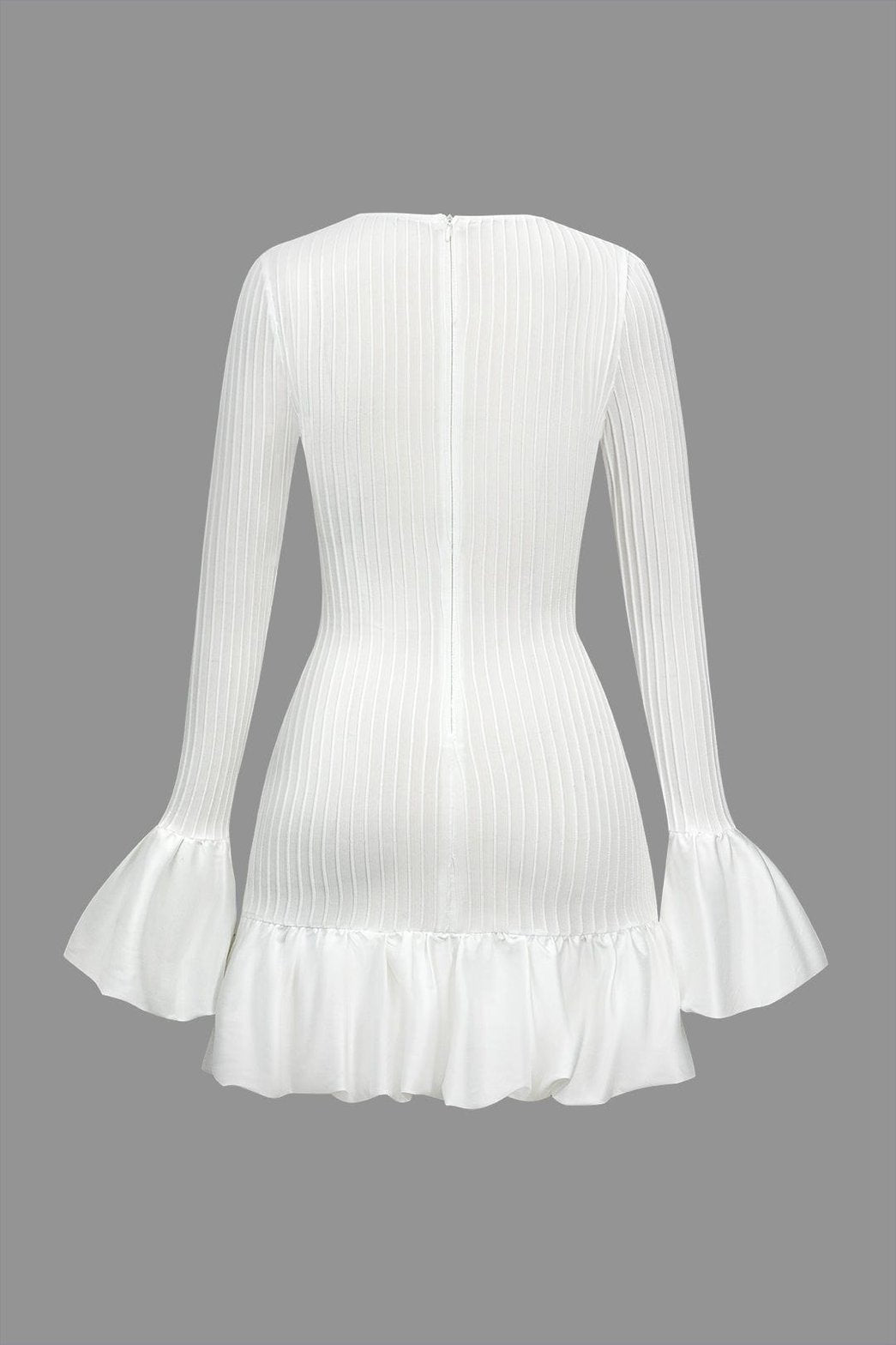 Robe jersey manches bouffantes douceur