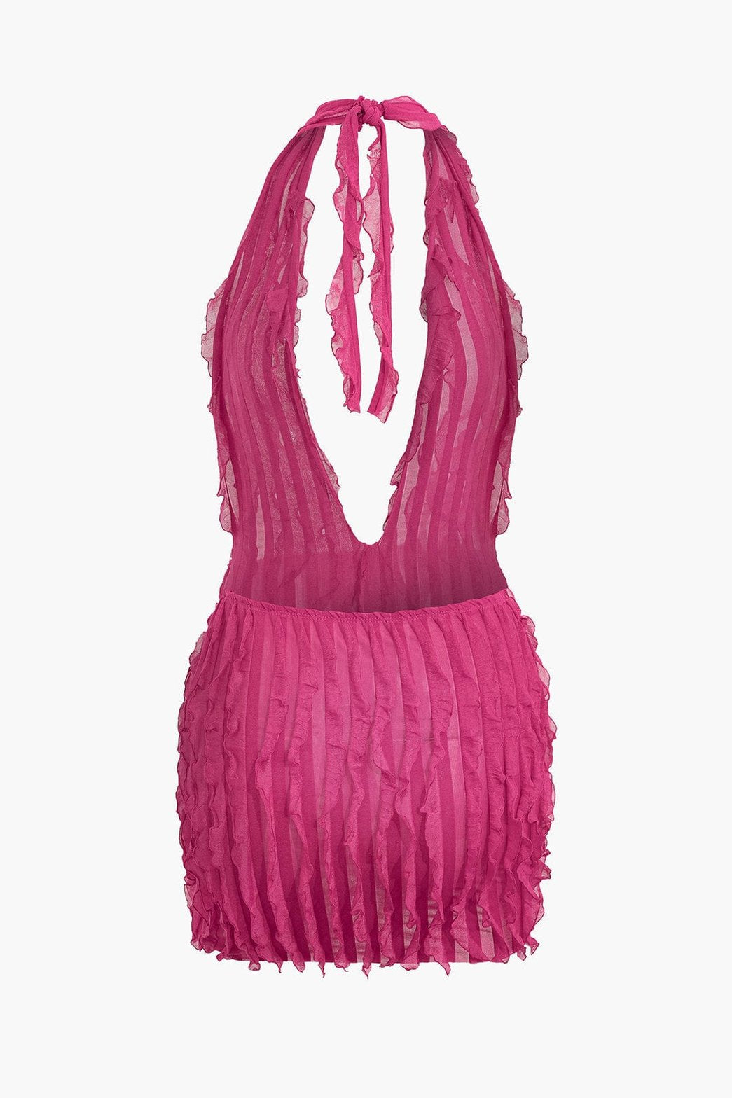 Mini robe plissée lune