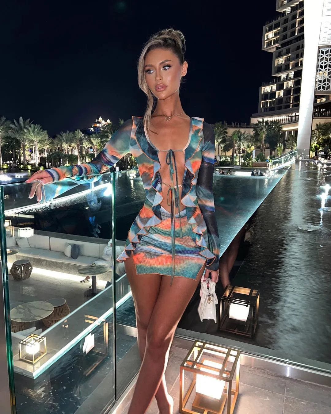 Robe d'été à volants brise