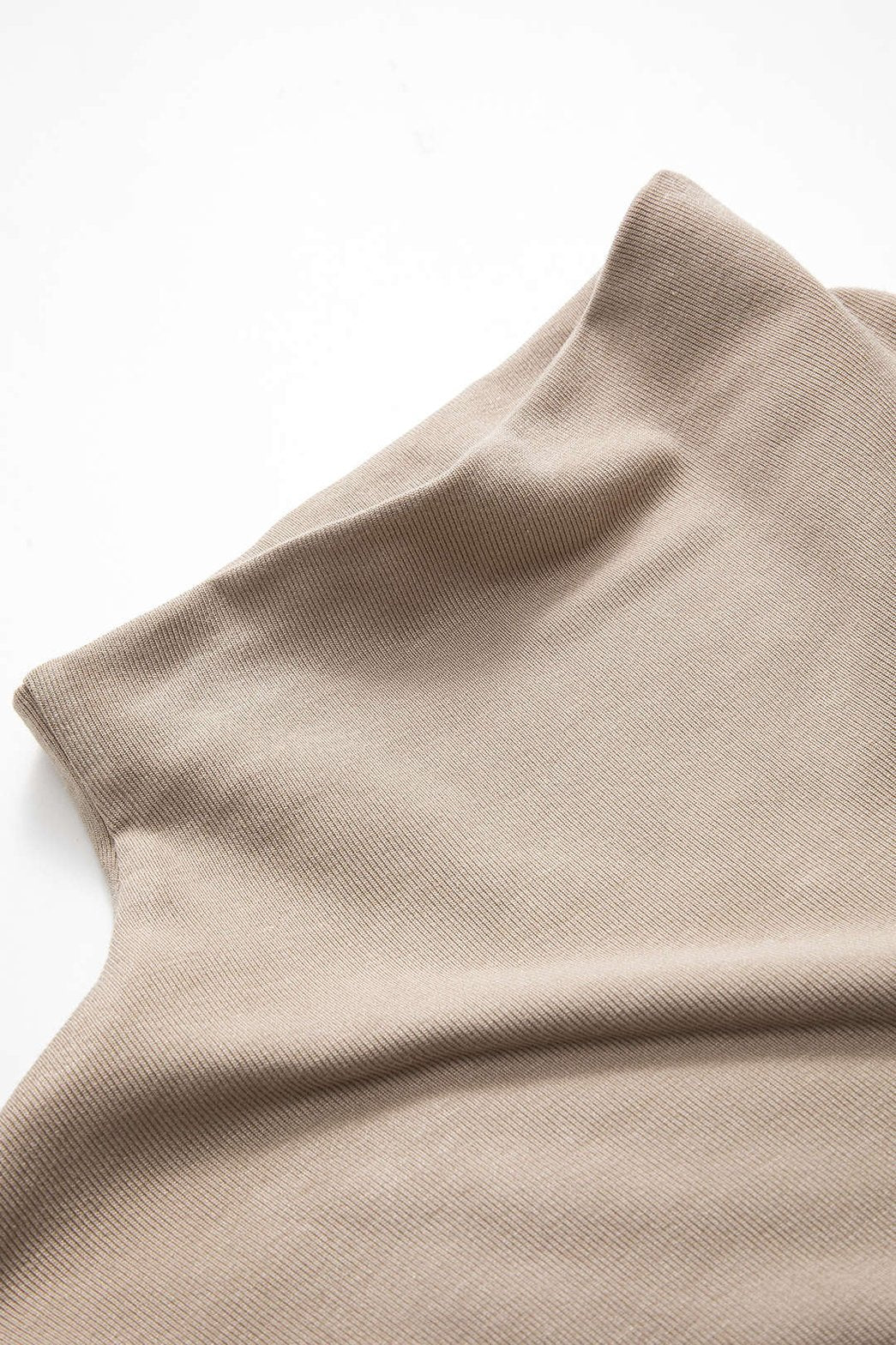 Robe manches longues beige détail cristal