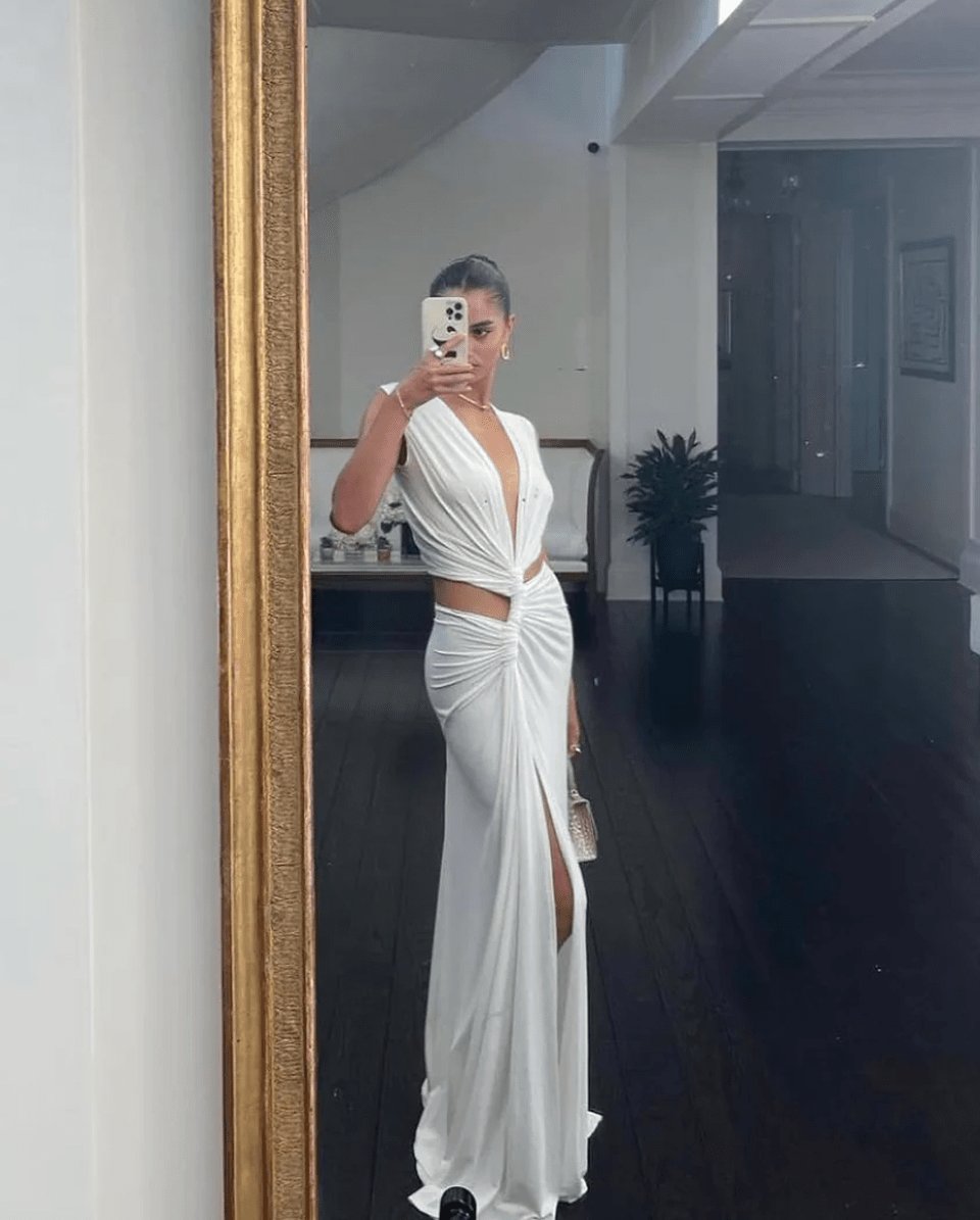 Robe de soirée fluide zeste