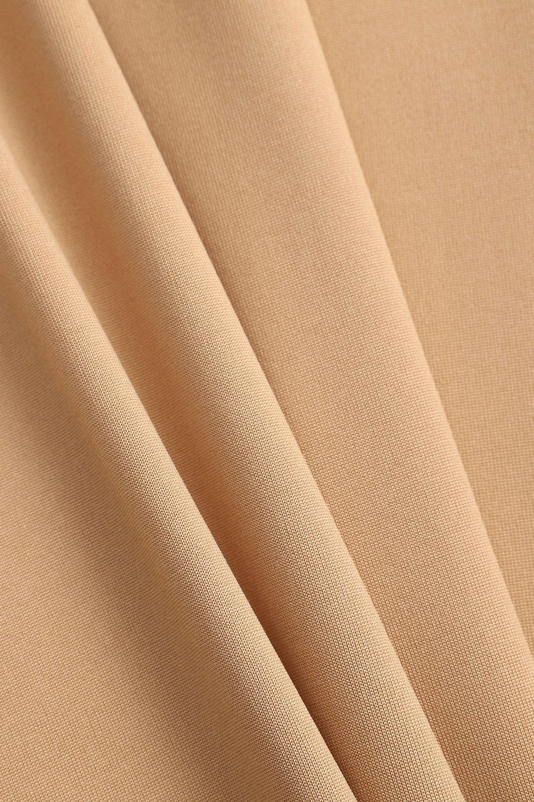 Robe longue bustier beige vue de côté étoile