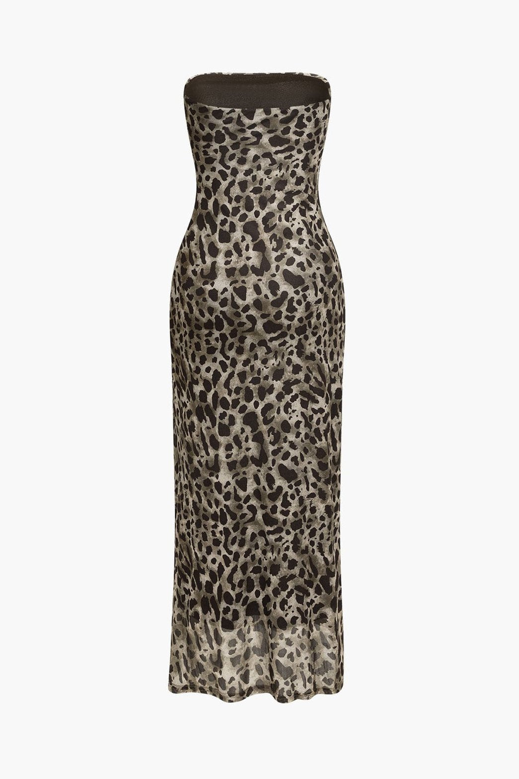 Robe bustier moulante fendue douceur