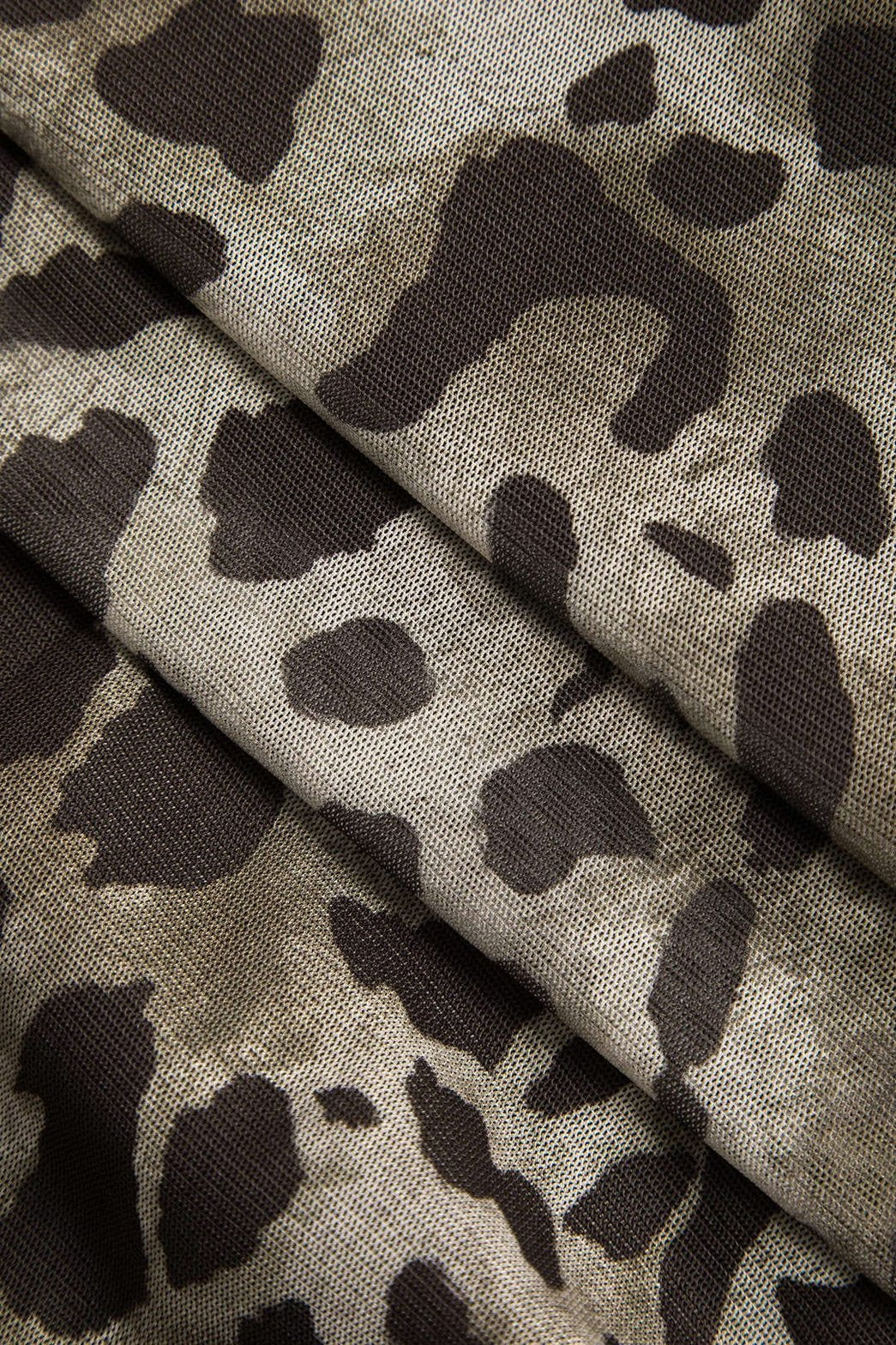 Robe longue léopard élégante sublime