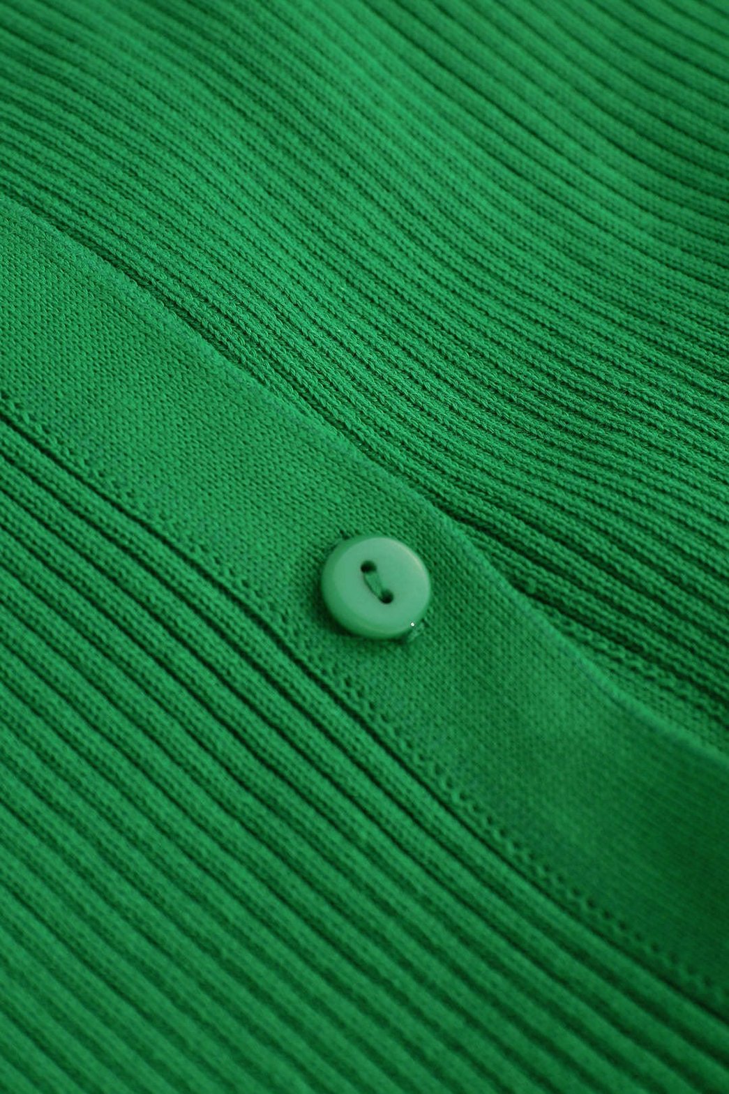 Robe Longue Côtelée Col Montant Élégante