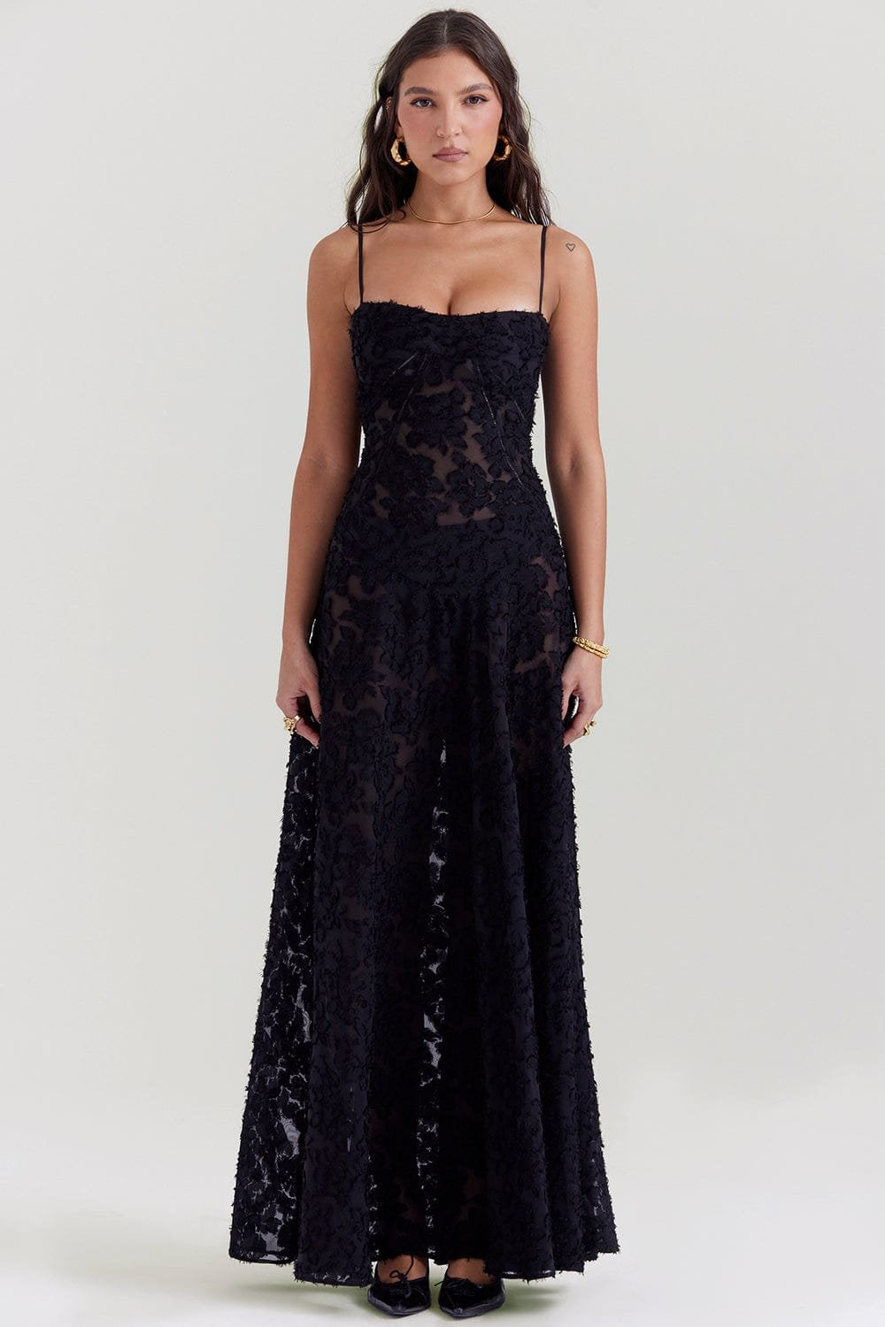Robe longue Carmen harmonie
