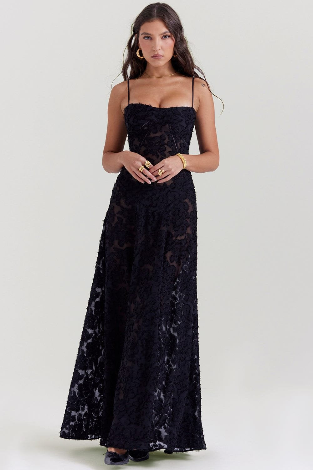 Robe Carmen florale douceur