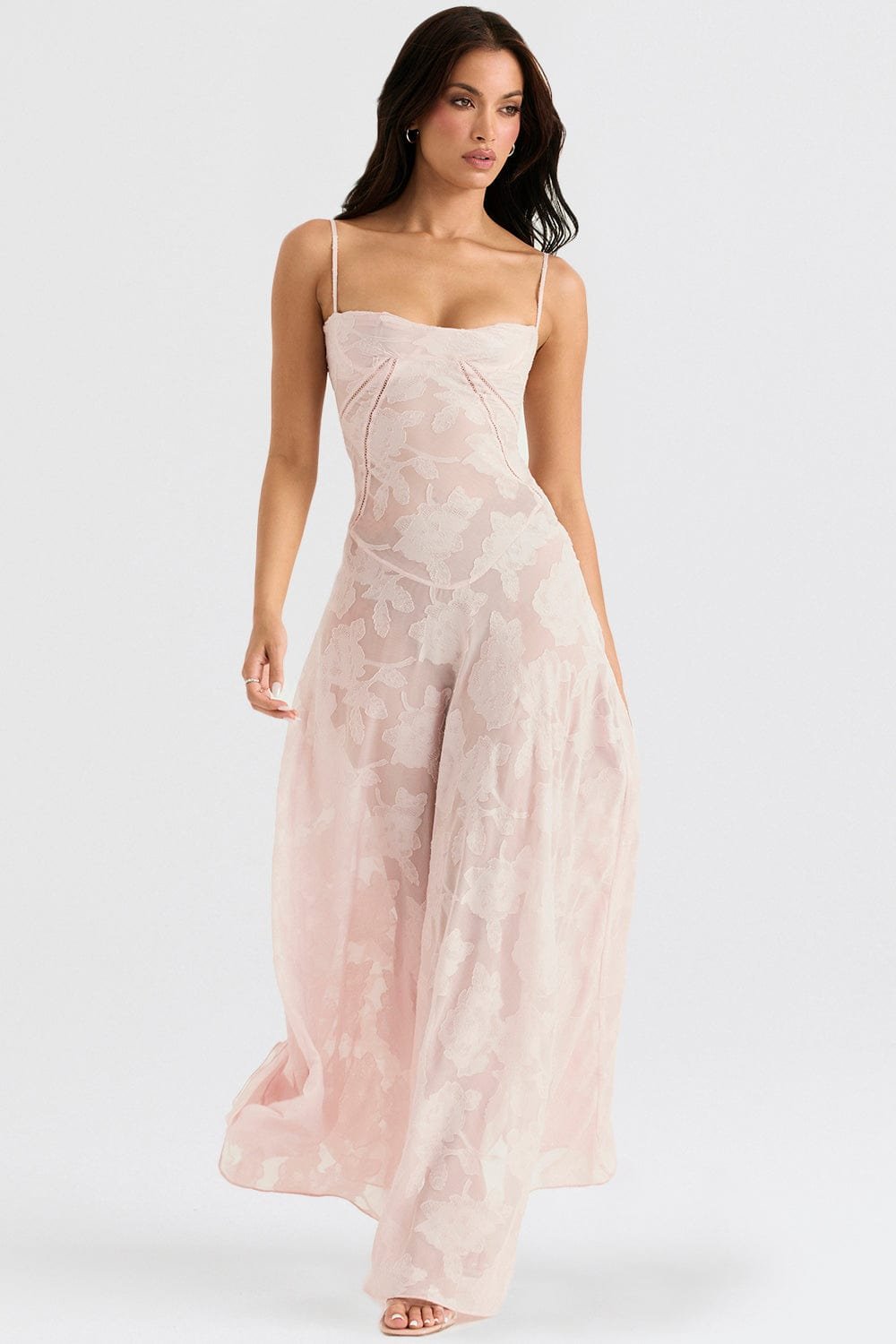 Robe longue romantique air