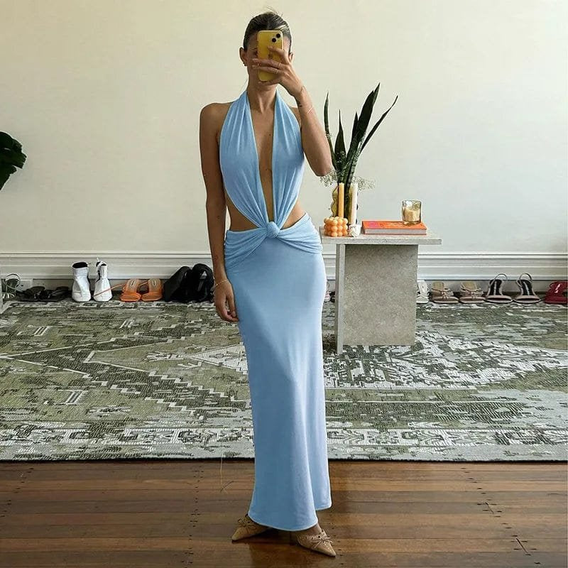 Robe soirée dos nu lune