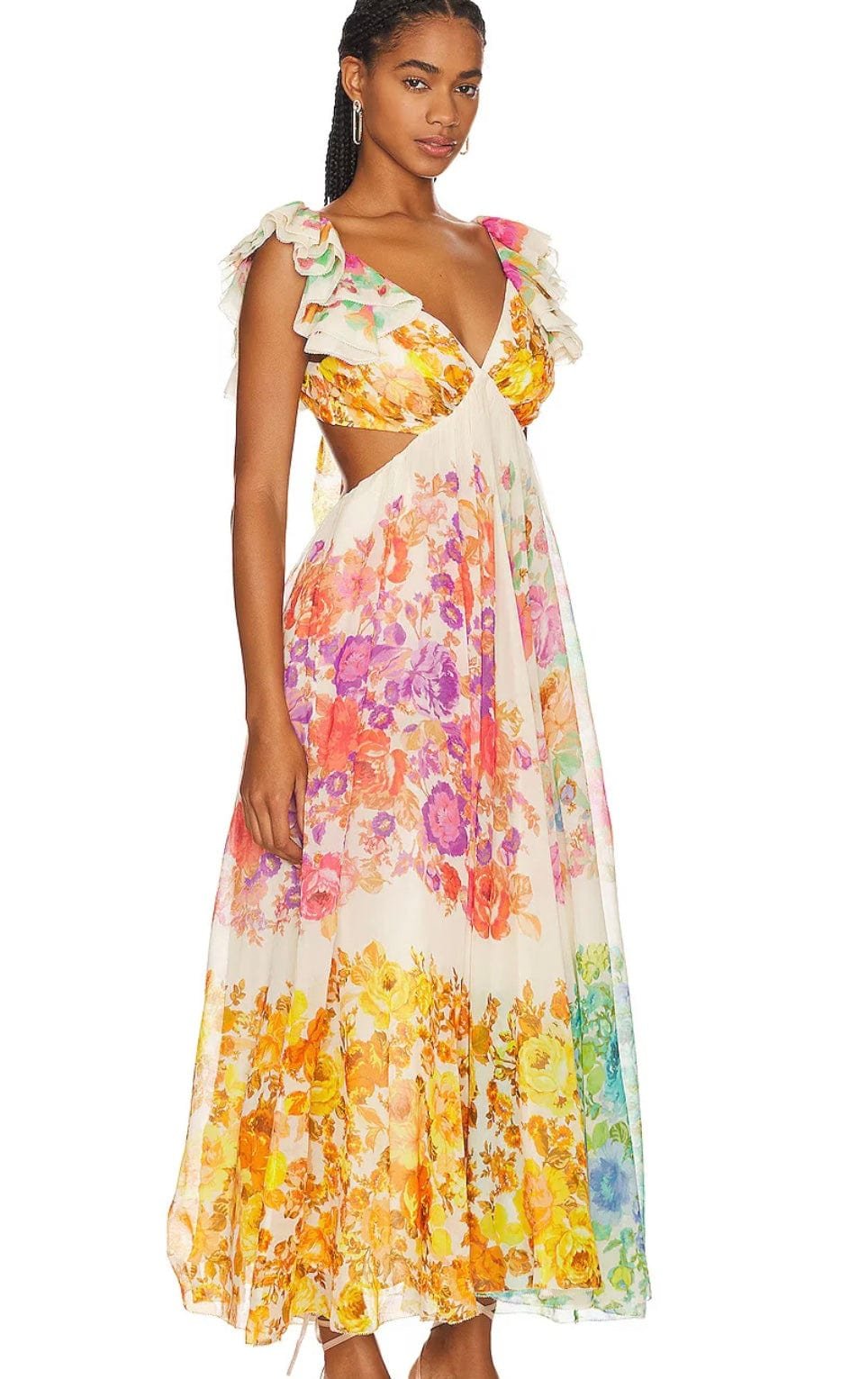 Robe maxi florale liberté