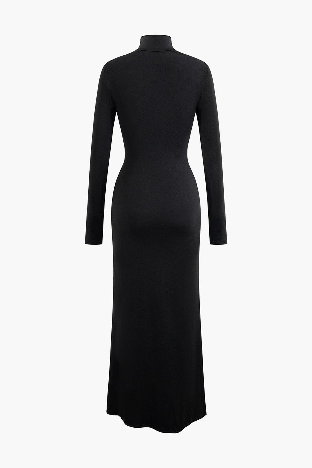Robe moulante noir et or élégance