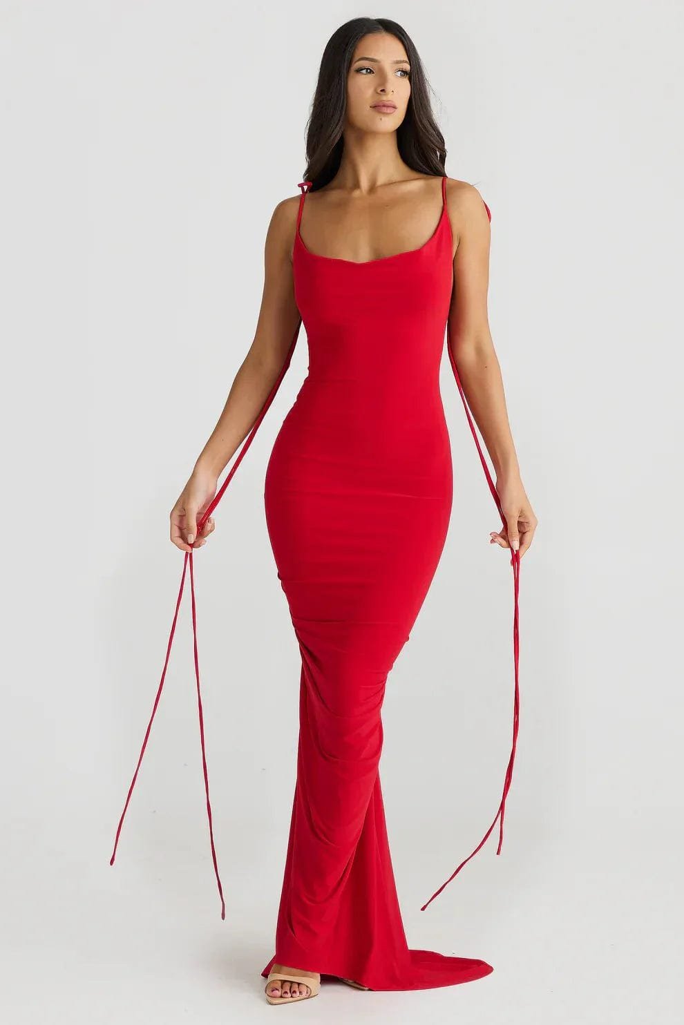 Robe longue avec détails floraux - Passion