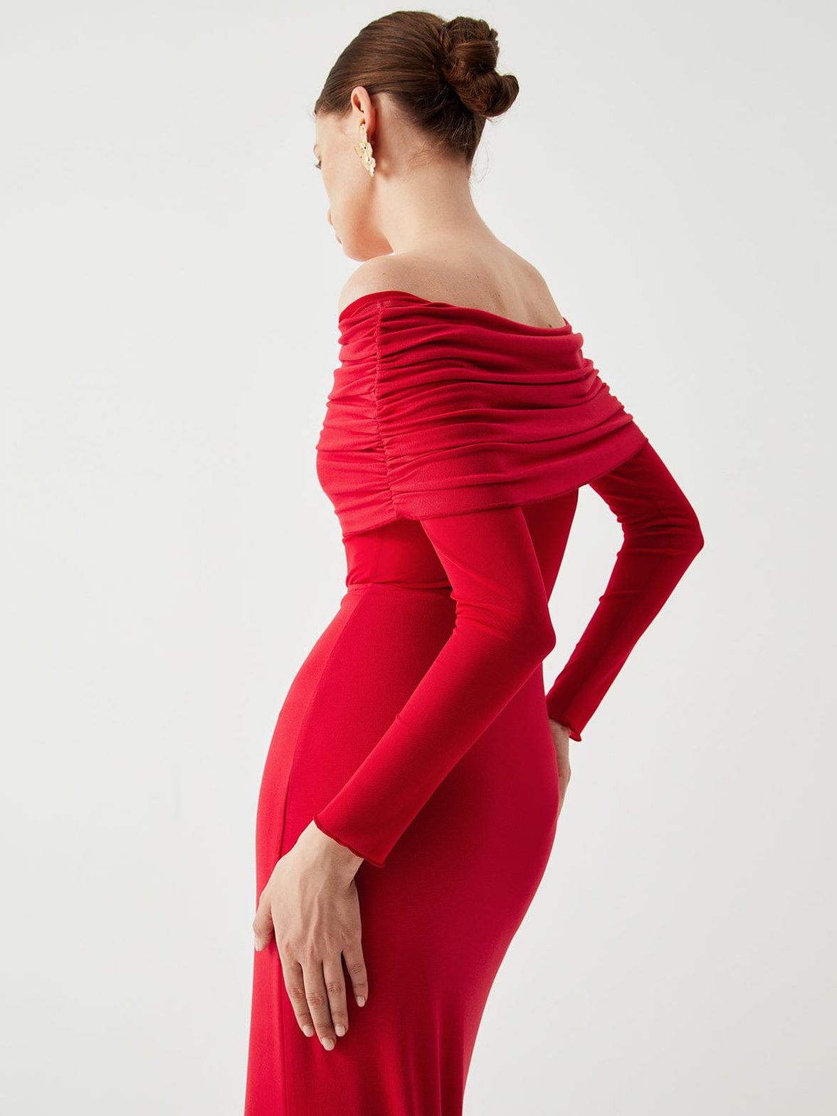 Robe longue fluide mystère