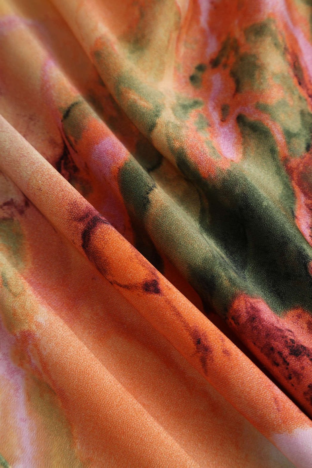 Robe tie-dye fashion mist
