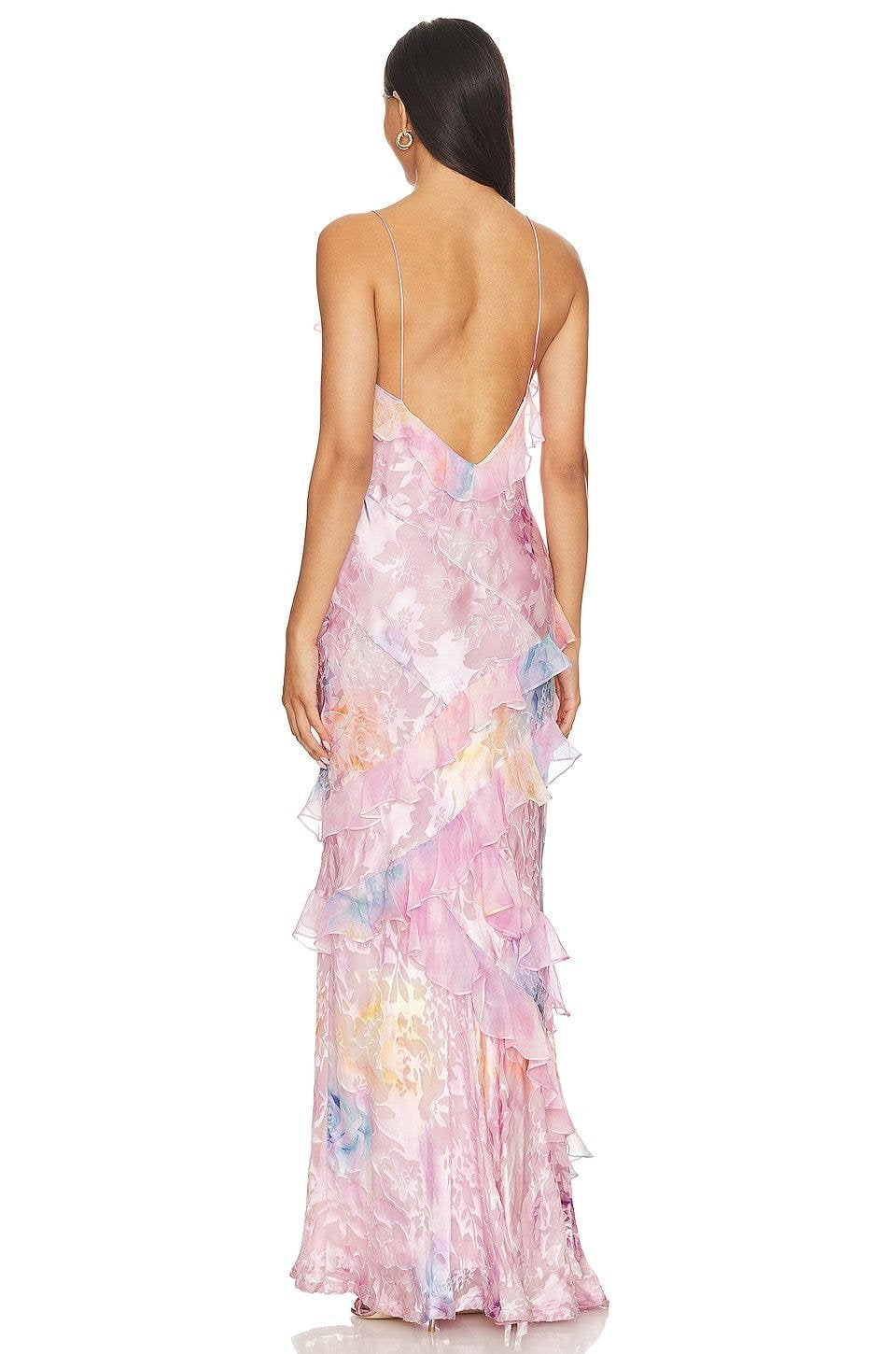 Robe élégante sans manches rubis