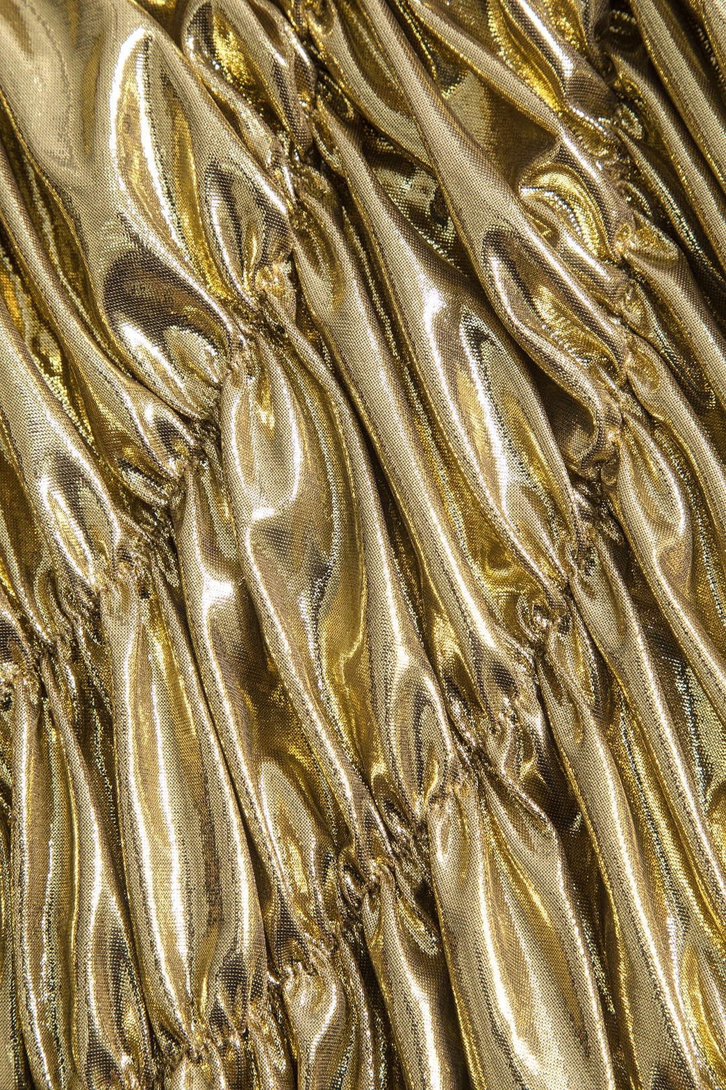 Robe de gala dorée étincelle