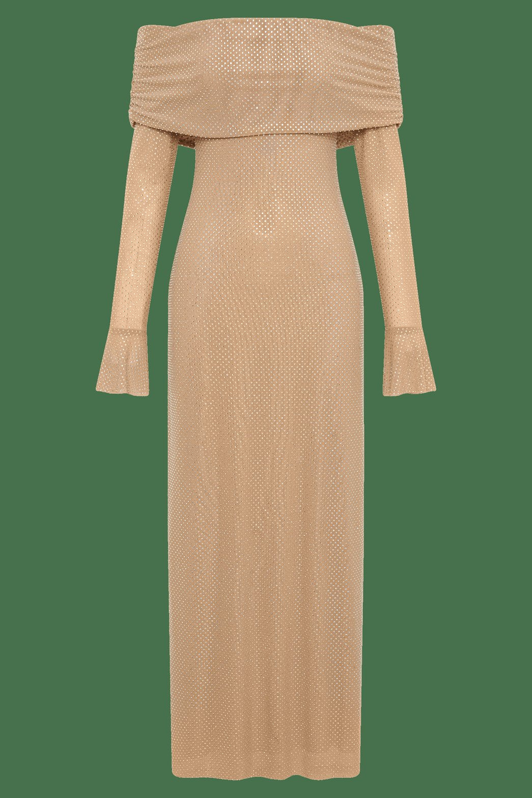 Robe soirée élégante ambre