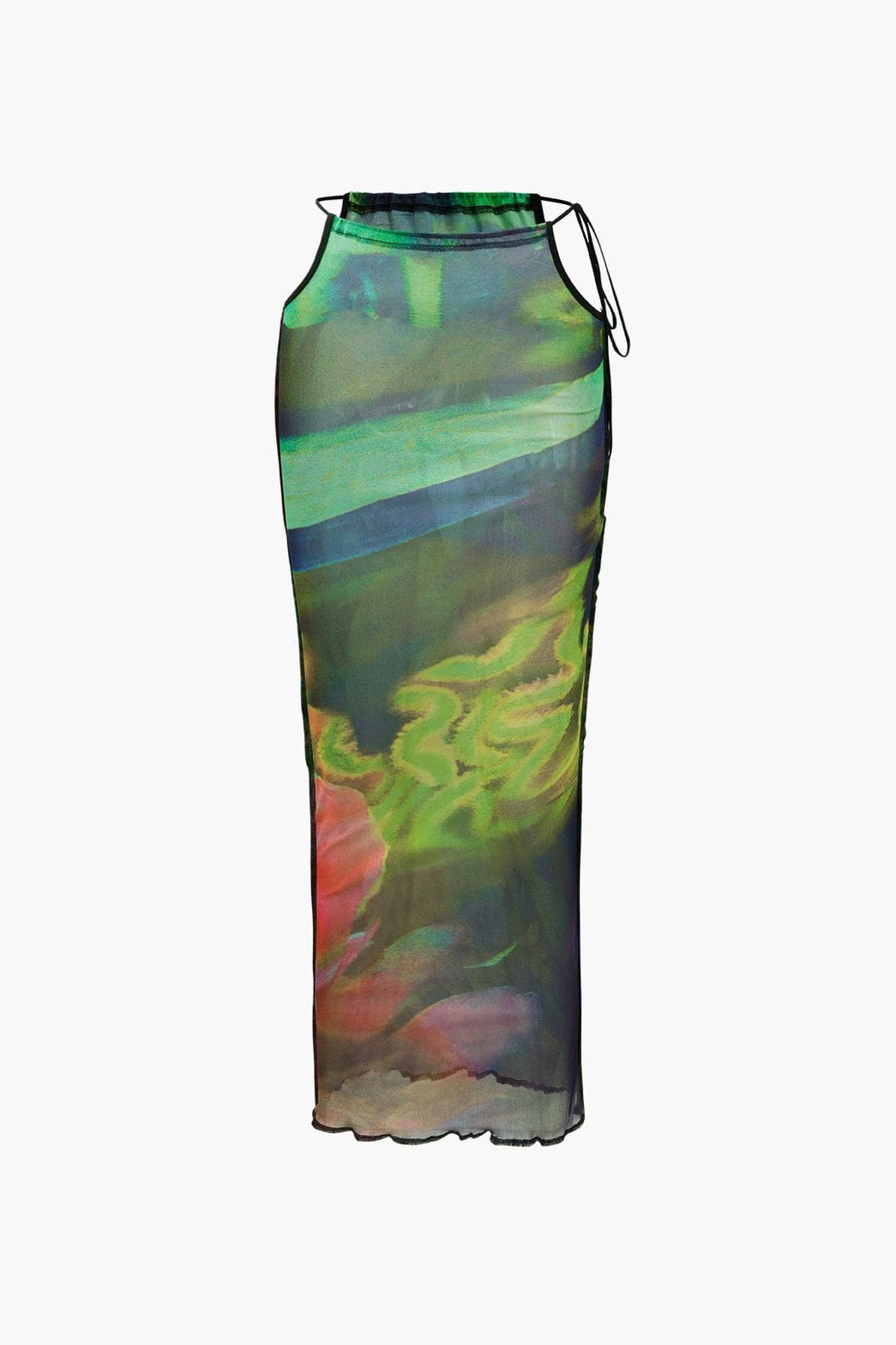 Vue arrière robe sans bretelles - Charme
