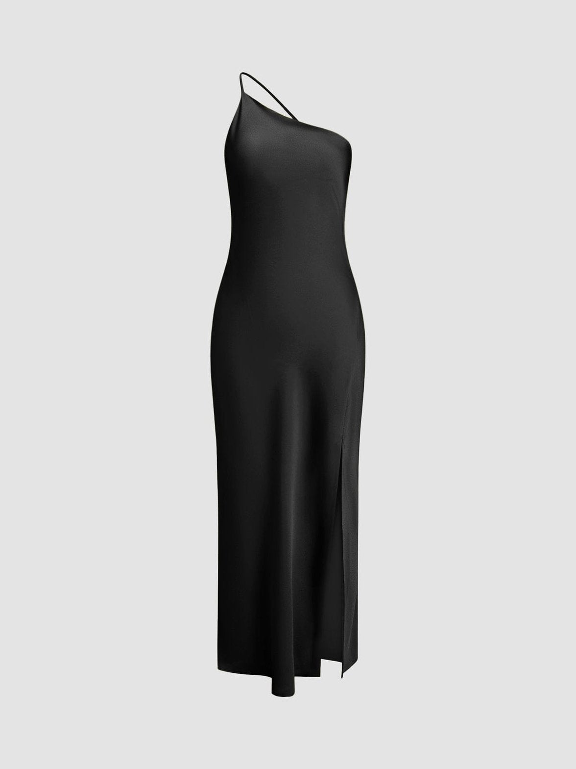Robe longue élégante satin rosée