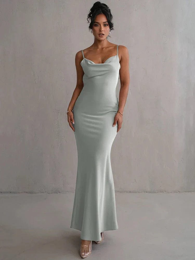 Robe longue élégante pluie