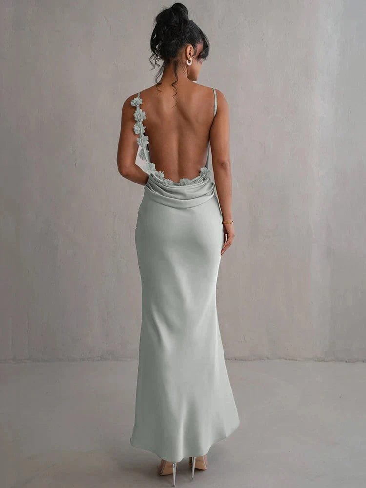 Robe longue soirée arc