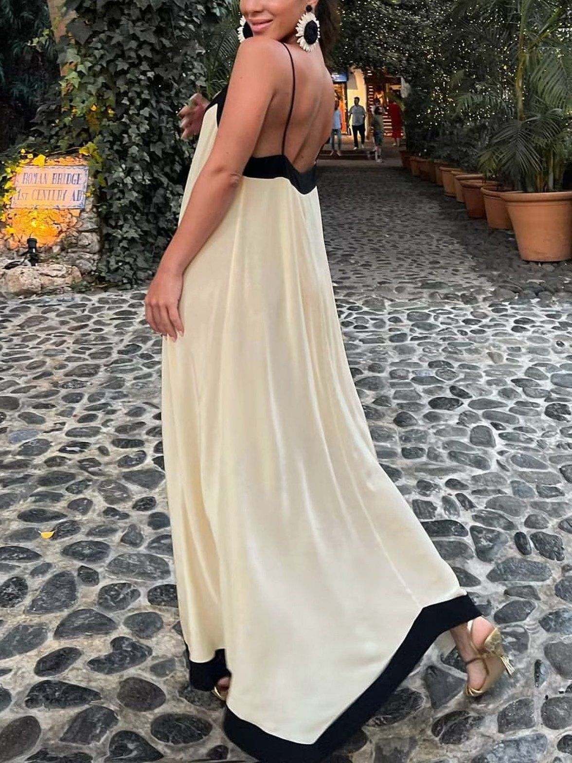 Robe maxi fluide élégante brise
