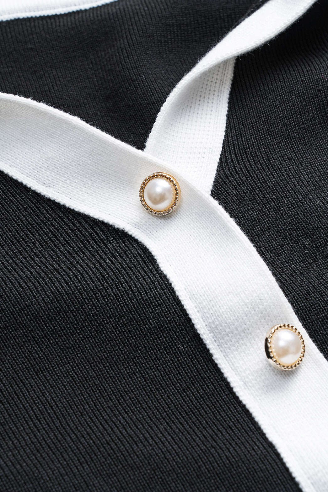 Robe maille bicolore vue de dos nuage