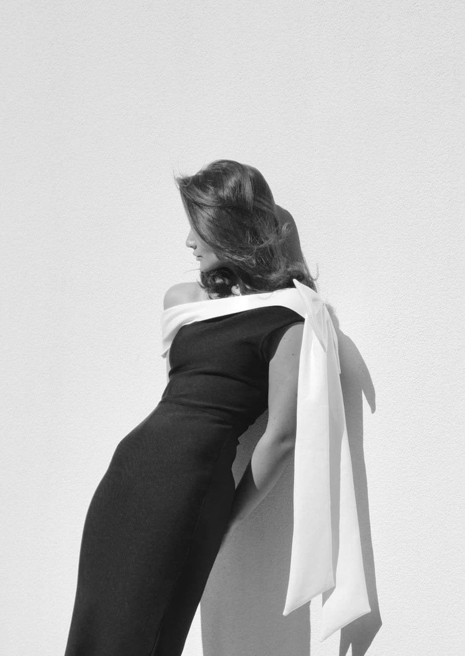 Robe fendue élégante resplendissant