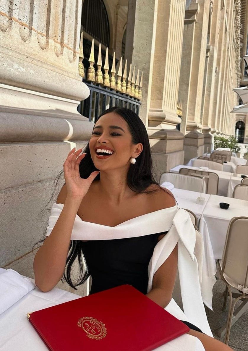 Robe midi asymétrique élégante radiant