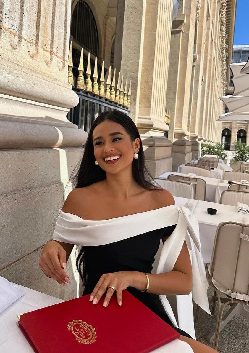 Robe midi fendue sophistiquée éclatant