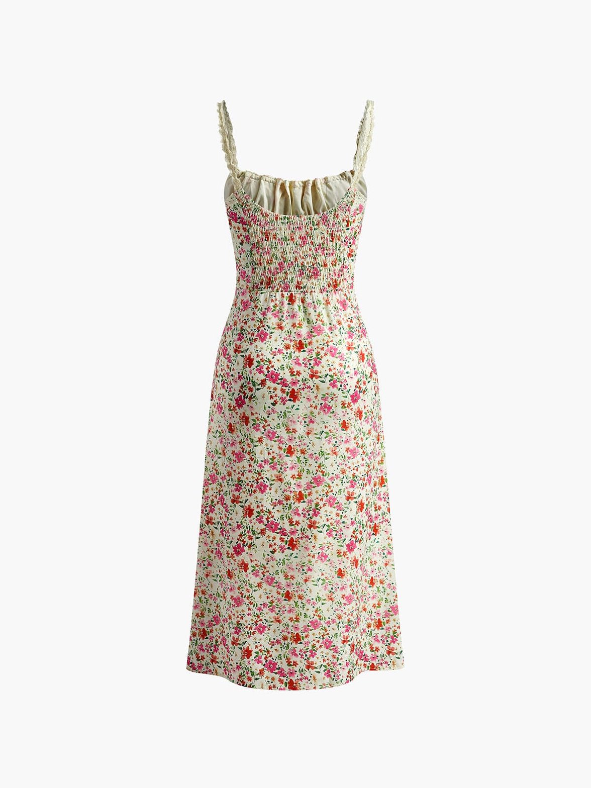 Robe midi fleurie romantique harmonie